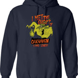 I Met The Ghost of Oakhaven and Lived Graphic Pullover Hoodie - Navy