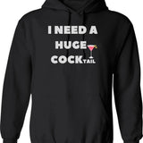 I Miss You Hoodie - Retro Graphic Pullover Hoodie for Men & Women - Black
