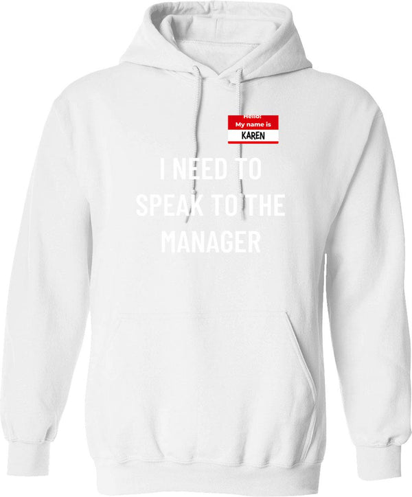 I Need To Mullet Over Hoodie - Retro Graphic Pullover Hoodie for Men & Women - White