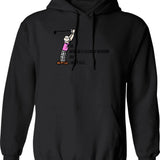 I Never Finish Anythin Hoodie - Retro Graphic Pullover Hoodie for Men & Women - Black