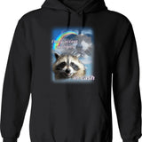 I Never Slice.... Hoodie - Retro Graphic Pullover Hoodie for Men & Women - Black