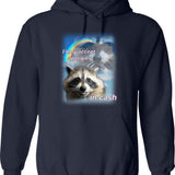 I Never Slice.... Hoodie - Retro Graphic Pullover Hoodie for Men & Women - Navy