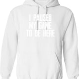 I Only Date Models Hoodie - Retro Graphic Pullover Hoodie for Men & Women - White