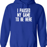 I Only Date Models Hoodie - Retro Graphic Pullover Hoodie for Men & Women - Blue