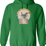 I Play Only One Goal Hoodie - Retro Graphic Pullover Hoodie for Men & Women - Green