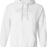 I Pooped Today Toilet Humor Retro Women's I Pooped Today Gear Hoodie - White