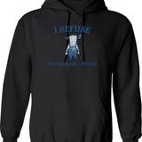 I Put The Uti In Cutie Shirt Hoodie - Black