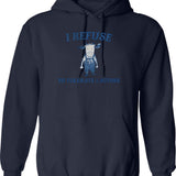 I Put The Uti In Cutie Shirt Hoodie - Navy