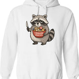 I Remain Silly Frog Japanese Hoodie - Retro Graphic Pullover Hoodie for Men & Women - White