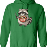 I Remain Silly Frog Japanese Hoodie - Retro Graphic Pullover Hoodie for Men & Women - Green