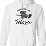 I Seek The Comfort Of Home Raccoon Hoodie - White