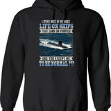 I Speak In Movie Quotes Song Lyrics And Sarcasm Vintage Hoodie - Black