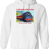 I Spent Most Of My Adult Life On Ships That Sank On Purpose And You Except Me To Be Normal Hoodie - White