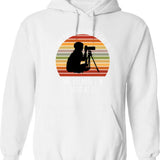 I Study Triggernometry Gun On Back Funny Veteran Hoodie - White
