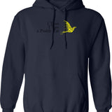 I Talk To God During My Workout Sarcasm Workout Hoodie - Navy