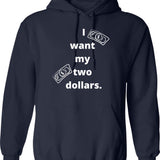 I Wanna Get Lost With You Mountains Design Hoodie - Navy