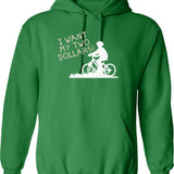 I Want My Two Dollars Graphic Pullover Hoodie - Green