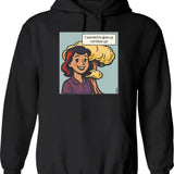 I Want To Leave Funny Ufo Vintage Hoodie - Black