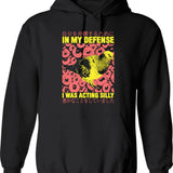 I Wanted To Glow Up Not Blow Up (1) Hoodie - Black
