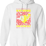 I Wanted To Glow Up Not Blow Up (1) Hoodie - White