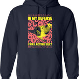 I Wanted To Glow Up Not Blow Up (1) Hoodie - Navy