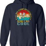 I Was Acting Silly Pigeon Hoodie - Retro Graphic Pullover Hoodie for Men & Women - Navy