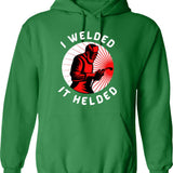 I Was Stamp Collecting Before It Was Cool Funny Retro Hoodie - Green