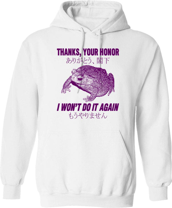 I Woke Up Today And Choose Violence Pygmy Hippo Vintage Moo Deng Bootleg Hoodie - White