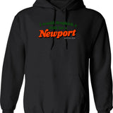 I Would Dropkick A Child for A Newport Graphic Pullover Hoodie - Black