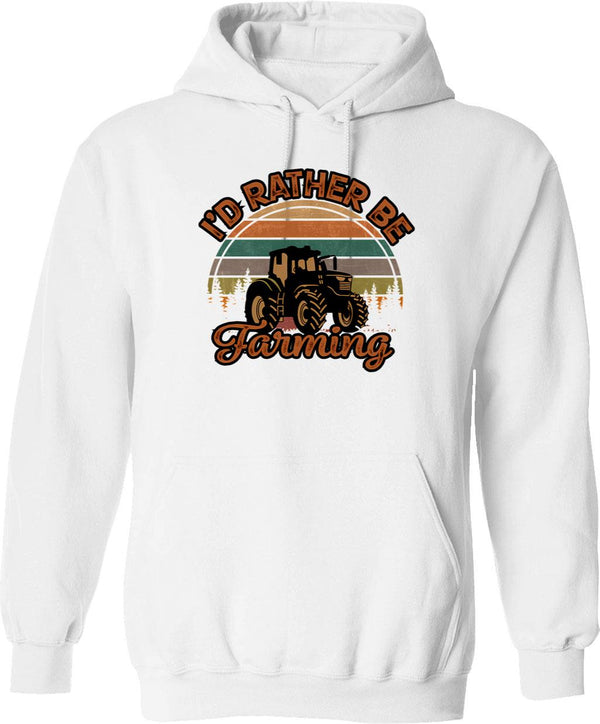 I'd Rather Be At A Record Store Hoodie - White