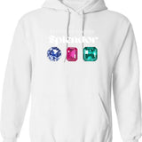 I'd Rather Be Fishing Hoodie - Retro Graphic Pullover Hoodie for Men & Women - White