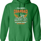 I'll Take Manhattan Grey Ink Hoodie - Retro Graphic Pullover Hoodie for Men & Women - Green