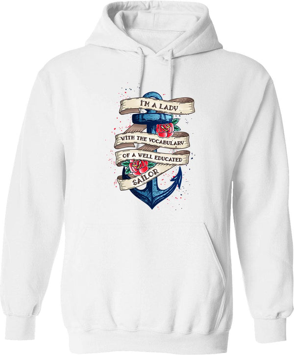 I'm A Grown Ass Man And I Do What My Dog Wants Hoodie - White