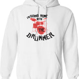 I'm Claustrophobic Darren Hoodie - Retro Graphic Pullover Hoodie for Men & Women - White