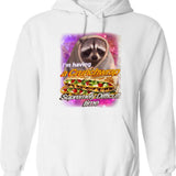 I'm Going Home With The Drummer Hoodie - White