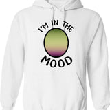 I'm Here I'm Awake Don't Push It Hoodie - White