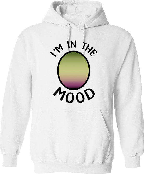 I'm Here I'm Awake Don't Push It Hoodie - White