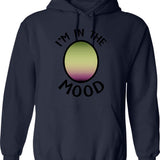 I'm Here I'm Awake Don't Push It Hoodie - Navy