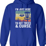I'm In The Mood Hoodie - Retro Graphic Pullover Hoodie for Men & Women - Blue