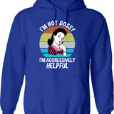 I'm Not Always A Train Wreck Just Kidding Toot Hoodie - Blue