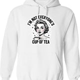 I'm Not Bossy I'm Aggressively Helpful Hoodie - White