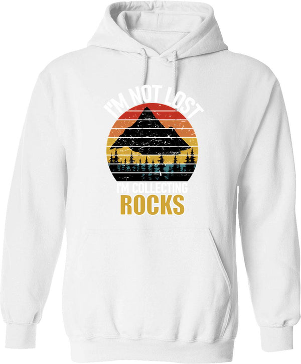 I'm Not Lost I'm Looking For Arrows. Retro Vintage Archery Lover Gift For Archers Hoodie - White