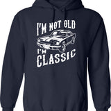 I'm Not Old I'm Classic Best Of 1983 Retro Vintage Funny Distressed Cassette Birthday Gift Hoodie - Navy