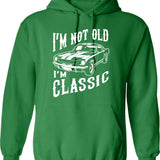I'm Not Old I'm Classic Best Of 1983 Retro Vintage Funny Distressed Cassette Birthday Gift Hoodie - Green