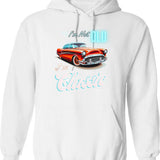 I'm Not Old I'm Classic Funny Car Graphic - Mens Womens - I'm Not Old I'm A Classic Vintage Car Truck Hoodie - White