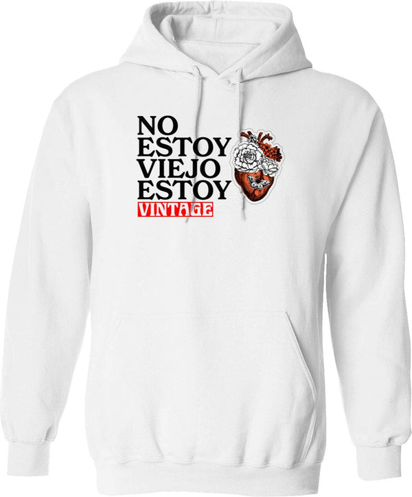 I'm Not Old I'm Classic Vintage Motorcycle Hoodie - White
