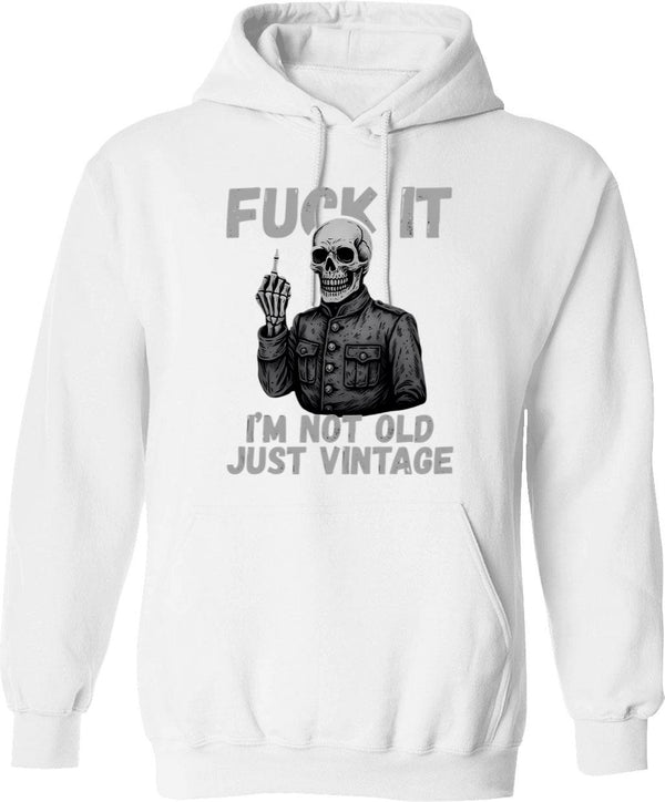I'm Not Old I'm Vintage Retro Truck Old Guy Old Guys Rule Old Man Funny Gift Ideas Hoodie - White