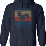 I'm Shawn You're Marty Hoodie - Retro Graphic Pullover Hoodie for Men & Women - Navy
