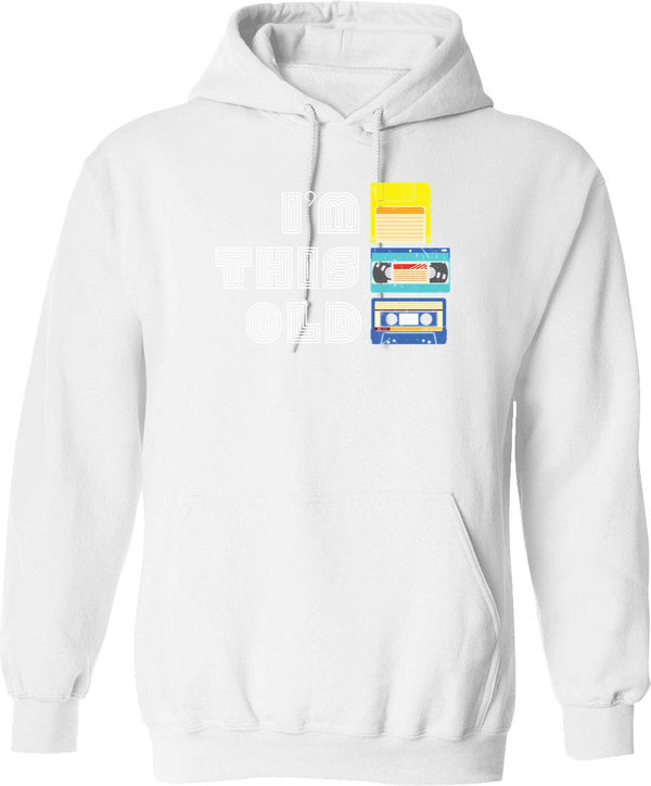 I'm The Scatman Hoodie - Retro Graphic Pullover Hoodie for Men & Women - White