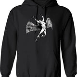 Ic Xc Nika Cross Christian Orthodox Retro Vintage Hoodie - Black